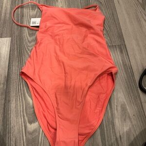 Vibrant Coral Women's One Piece Swimsuit